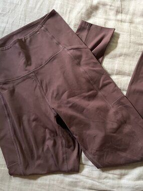 Girlfriend Collective Mauve Leggings with Pockets